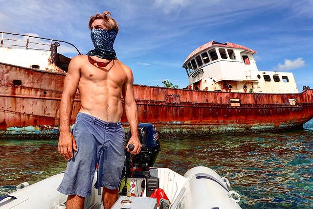 Whale Shark Warrior Sun Mask