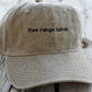 free range human washed cap