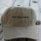 free range human washed cap