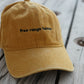 free range human washed cap