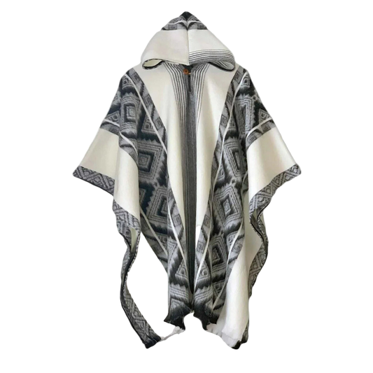 LIGHTWEIGHT Baby Alpaca wool poncho