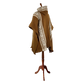 🦙 Llama wool light brown diamond poncho