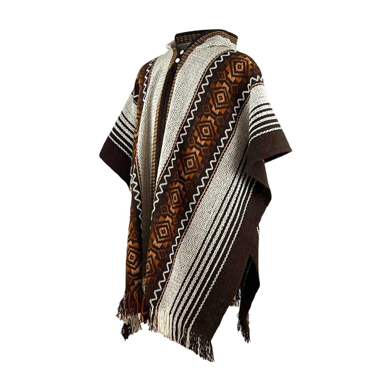 🦙 Llama wool dark brown with diamond pattern