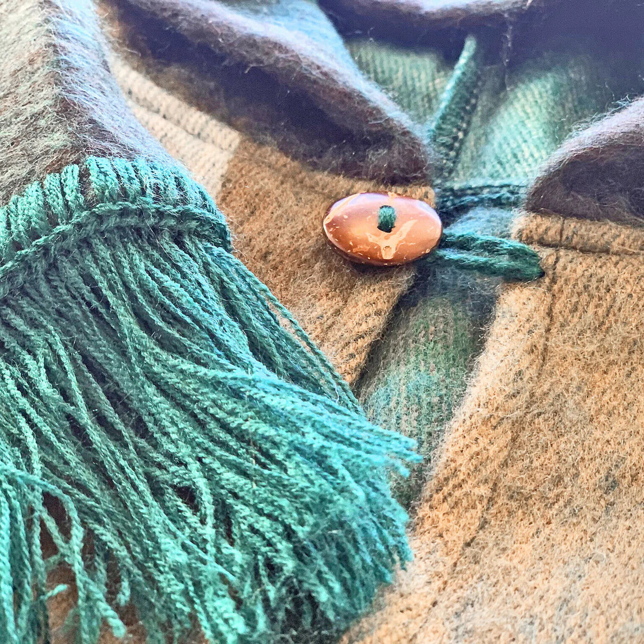 LIGHTWEIGHT Baby Alpaca wool poncho