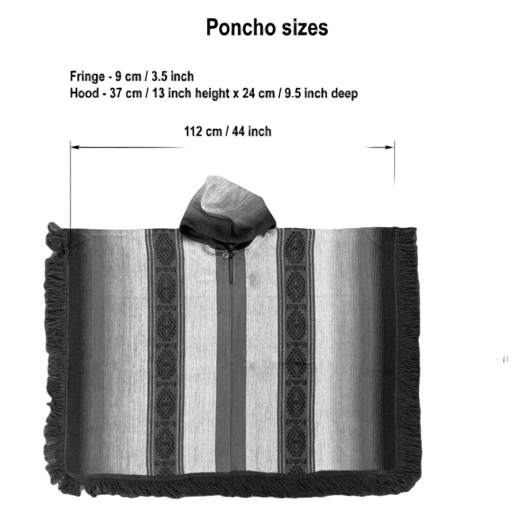 LIGHTWEIGHT Baby Alpaca wool poncho