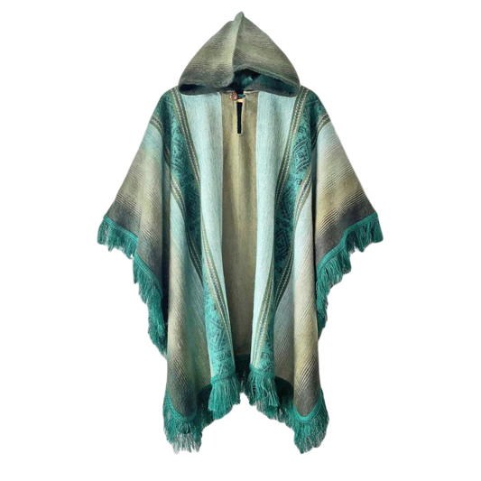 LIGHTWEIGHT Baby Alpaca wool poncho