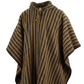 🦙 Llama wool full striped poncho