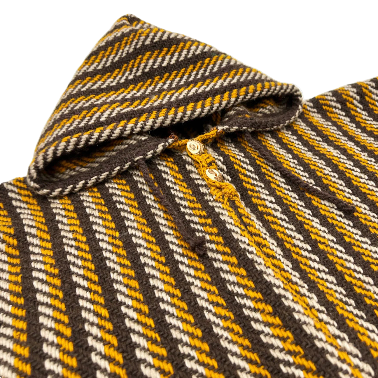 🦙 Llama wool full striped poncho