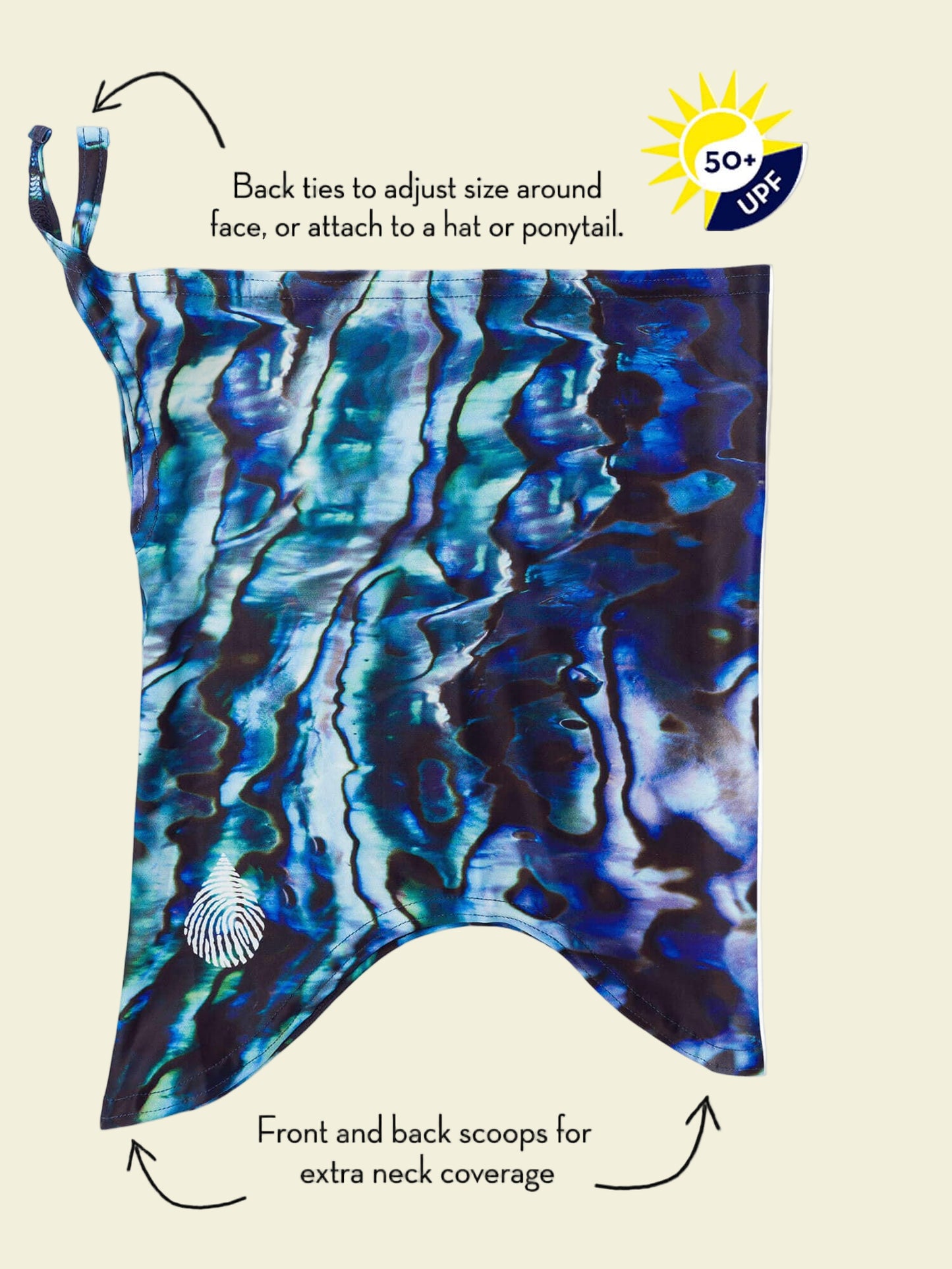 Abalone Restoration Sun Mask from waterlust